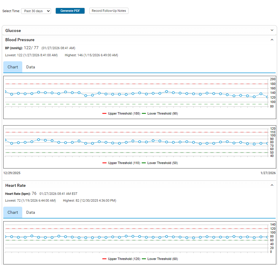 Patient Profile Interface