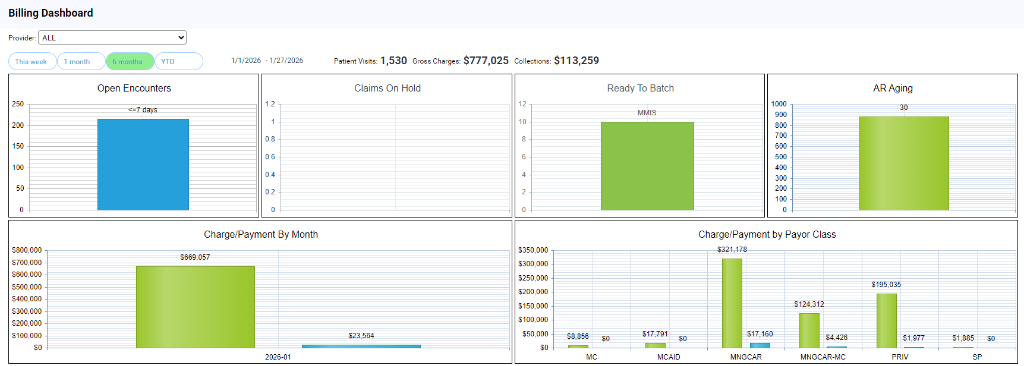 RCM Financial Dashboard